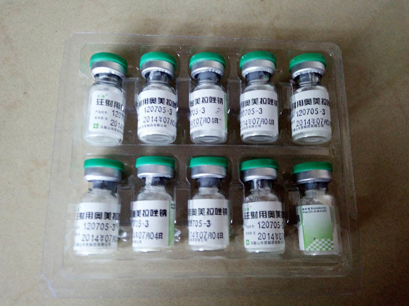 Omeprazole Sodium For Injection 2ml 40 60mg 10vials X 100 Boxes Carton