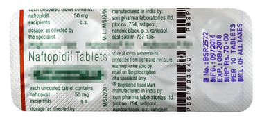 Medicine Naftopidil Pharmaceutical Tablets Made In China 25 Mg