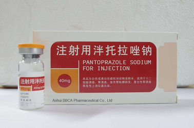 Powder For Injection Vials Packing Pantoprazole Sodium 40mg GMP