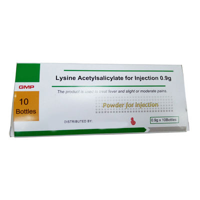 Aspirin-DL-Lysine For Injection ,Lysine acetylsalicylate for injection, 0.9gx10 Bottles