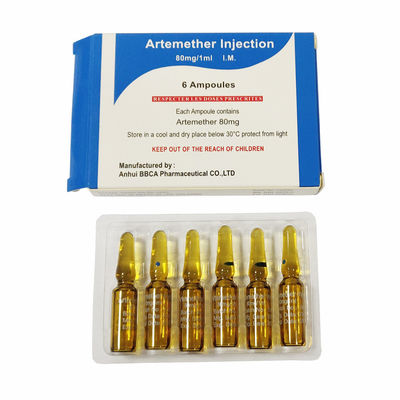 Artemether Intravenous Small Volume Injection 80mg 1ml Light Proof