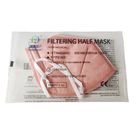Folding type Bactericidal Pink Medical Facial Mask Ear strap