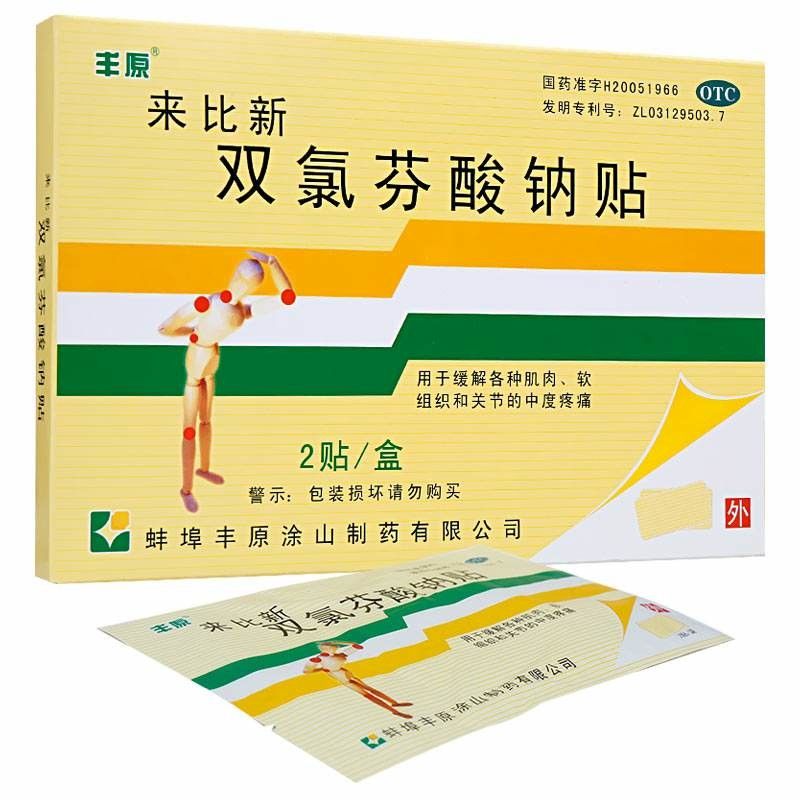 Diclofenac Sodium Medicine Transdermal Patch GMP Poisoning To Relieve Muscle