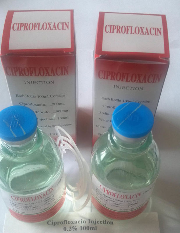 BBCA Ciprofloxacin Lactate Injection Pharmaceutical Transfusion Tablet Glass Bottle