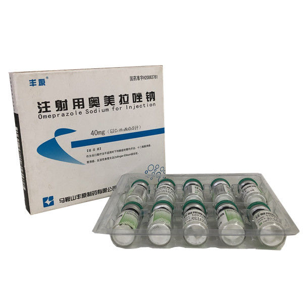 Omeprazole Sodium For Injection 40MG 40/60mg 10vials X 100 Boxes / Carton
