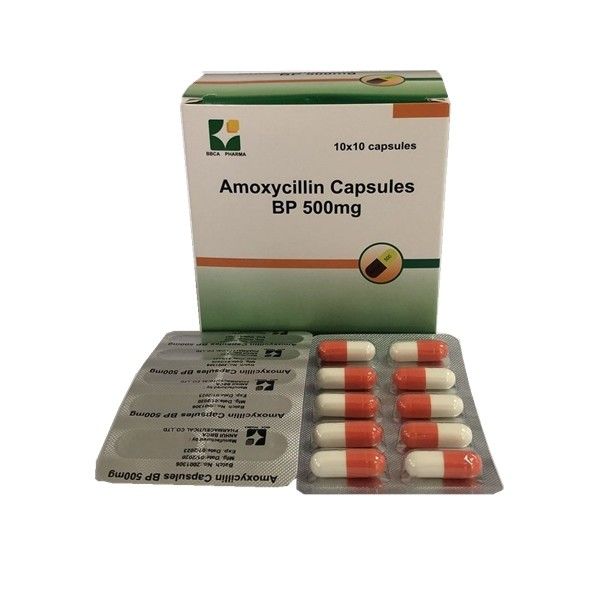 Medicine Grade Amoxycillin Capsule BP 500MG Amoxicillin tablets comprimes