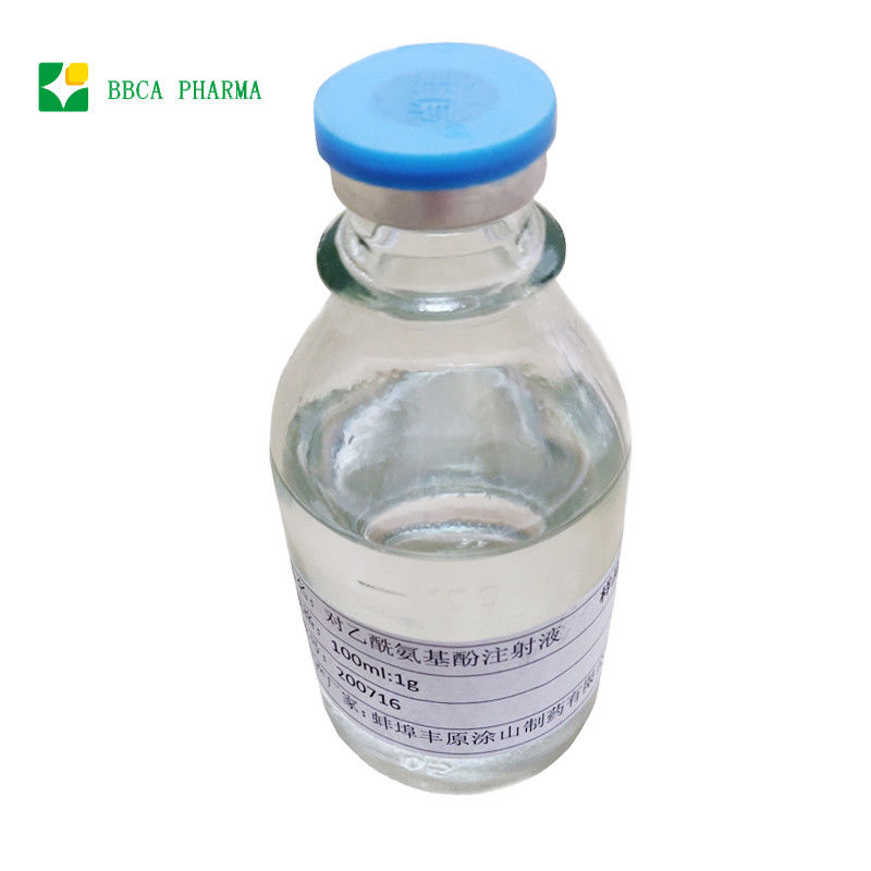 Paracetamol injection, 100ml, Colorless liquid