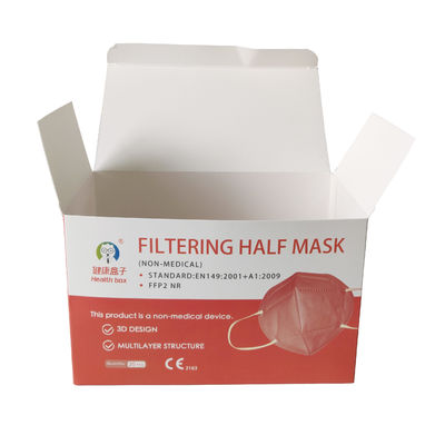 Folding type Bactericidal Pink Medical Facial Mask Ear strap