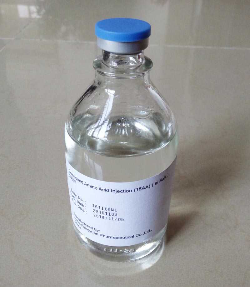 Medicinal Compound Nutrition Infusion Amino Acid Injections 18aa 250ml 500ml