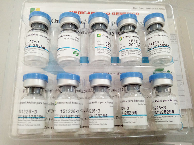 Omeprazole Sodium For Injection 2ml 40 60mg 10vials X 100 Boxes Carton