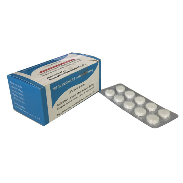 Pharmaceutical Tablets Pharmaceutical Grade Metronidazole Tablet 500mg 250mg